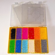 Bügelperlen Starter Set Hama Steckperlen Basteln 8bit Art Sprites Bastelset