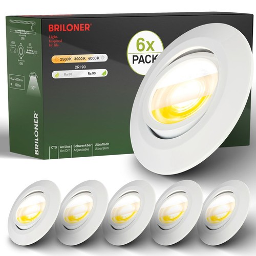 6er set led - 6er, einbaustrahler