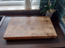 Stirnholz Schneidebrett Eichenholz 55,5x32x5,3cm 