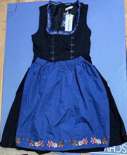 Dirndl schwarz mit - dirndl, blauer