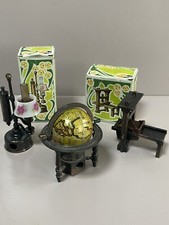 3 Vintage Miniaturen Anspitzer Bleistiftspitzer Metall  Play-me Lampe, Presse