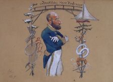 Scheuermann München Universität Wilhelm von Miller Admiral Segeln Anker Zirkel