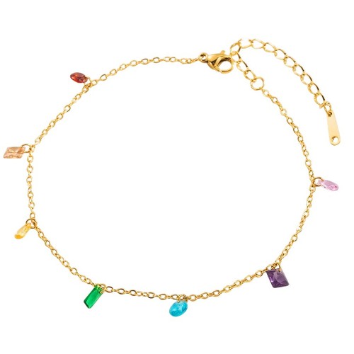 Fußkettchen gold cm - fußkettchen, 25