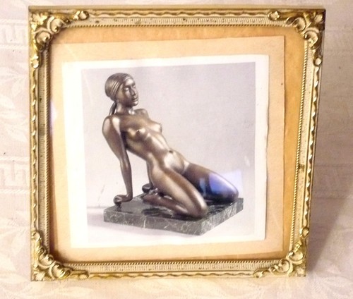 Bilderrahmen jugendstil bronze - bilderrahmen,