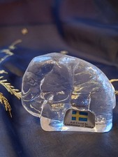 Kleiner Elefant aus Glas, Lindshammar Schweden