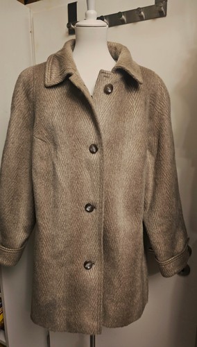 Damen vintage wollmantel - damen,