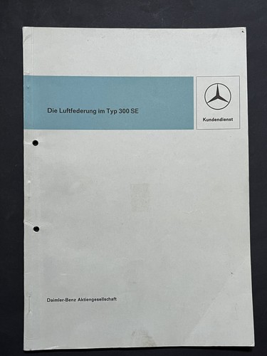 Mercedes luftfederung typ 300 - mercedes,