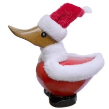 Holz Ente Lauf Ente Gartendeko