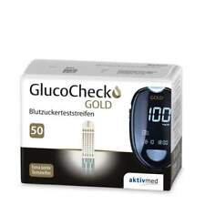 GlucoCheck Gold Blutzuckerteststreifen von aktivmed, Teststreifen für Diabetiker