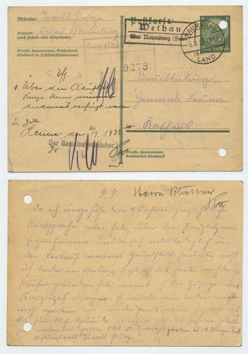 112924 landpoststempel - -,