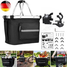 Faltbarer Fahrradkorb Vorne Fahrradtasche Einkauftasche Hundetasche Fahrradkorb
