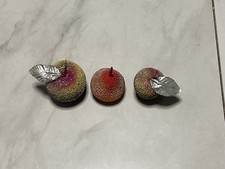 3 x Vintage mattierte