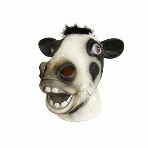 Kuhmaske aus latex - latex, realistisch