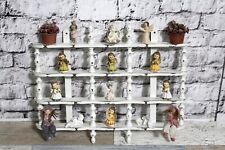 Holz Regal Wandregal Setzkasten creme weiß 60er Vintage Shabby Chic Möbel