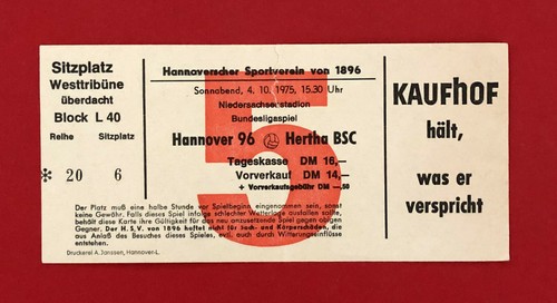 Fußball eintrittskarte - fußball,