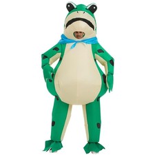 Aufblasbares Frosch-Kostüm, aufblasbares Cosplay Halloween Kostüm für Erwachsene