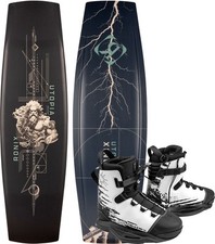 RONIX Wakeboard Set Wakeboardbindung UTOPIA 147 2025 inkl. KINETIK PROJECT EXP