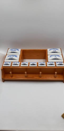 Retro gewürzregal holz mit - gewürzregal,