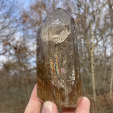 Citrin mit Regenbogen, Minas