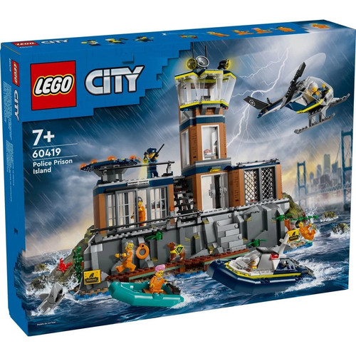 Lego city 60419 - city, polizeistation