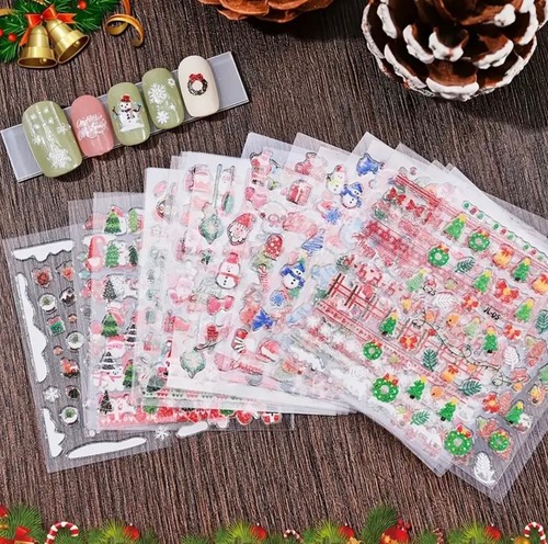 Weihnachten nail art - weihnachten,