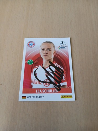 Panini sticker signiert lea - signiert,