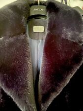 Pelz Fell  Mantel Persianer Schwarz   Gr. 36