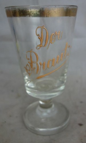 Antiker glas becher fußbecher - antiker,