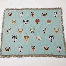 Hundeliebhaber Türkis Möbelüberwurf und Decke