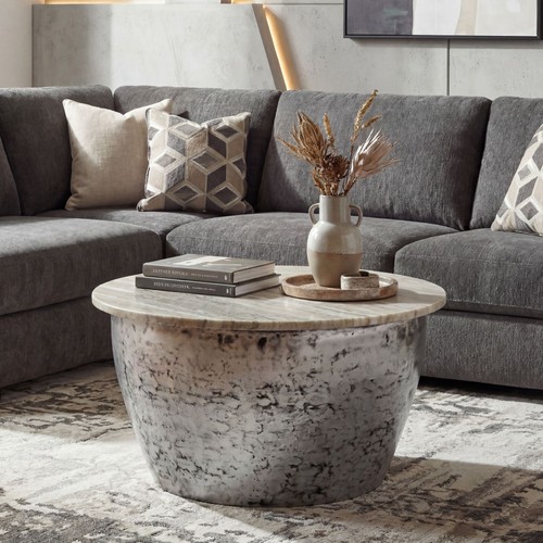 Couchtisch 60cm mit - , marmor