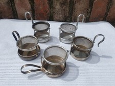 5 x altes Teesieb Tropfschale "das Schwebende" verschiedene Ausführungen Vintage