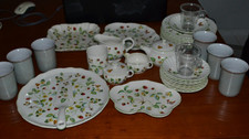 Old Foley, James Kent,  39 Teiliges Strawberry  Keramik Service s. Fotos