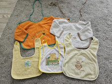 Lätzchen Babylätzchen Orange Ärmellätzchen