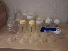 11 Babyflaschen Phillips Avent Nuk Anti Kolik Sauger Baby Zubehör Paket