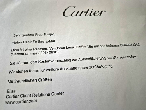Cartier panthère vendôme - cartier,