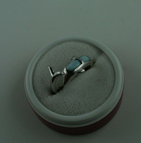 Sterling silber ring - ring, delphin