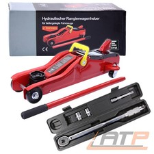 ENVA RANGIER-WAGENHEBER 2T 2000kg "low profile" + DREHMOMENTSCHLÜSSEL 1/2" 