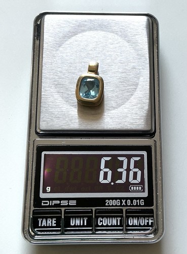 Anhänger gelbgold mit - k,