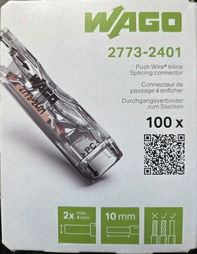 100x wago durchgangsverbinder - wago,