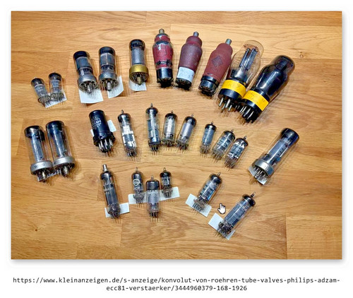 Konvolut elektronenröhren - konvolut,