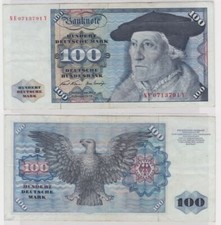 T146435 Banknote 100 DM