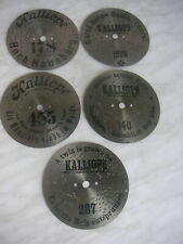 5 Kalliope Platten 14cm Deutschland Deutschland Habsburg Seele Weihnachtsplatte 