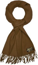 Damen Schal Winterschal Cashmirillo Fransen Uni 30/40x180cm Stola Tuch Pashmina