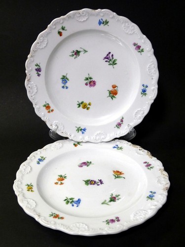 Antike meissen kuchenteller - meissen,