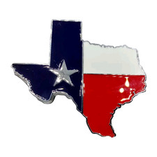 3D Texas Metall KFZ Aufkleber