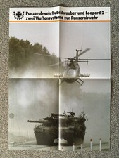 Bundeswehr Poster Heer "Kampfpanzer Leopard 2 + PAH BO 105"-