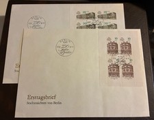 1987 DDR Großformat-FDC Kleinbogen 750 Jahre Berlin MiNr. 3075-3078