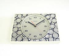 ATEMBERAUBENDE ORIGINAL MID CENTURY 60ER PSYCHEDELISCHE VINTAGE WANDUHR VON DUGENA