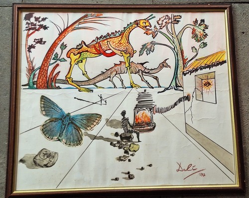 Salvador dali farblithographie - salvador,