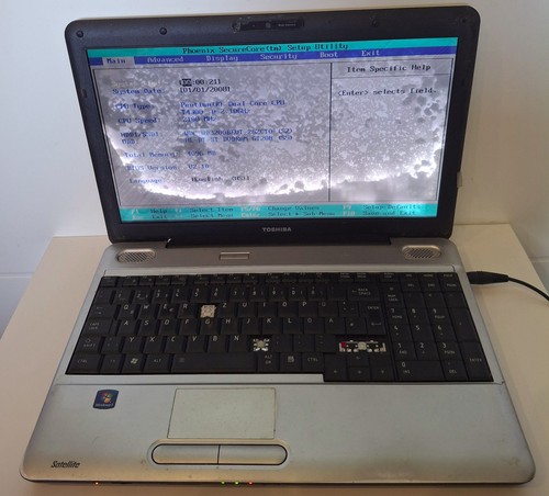 Toshiba satellite l500 1c7 - toshiba,